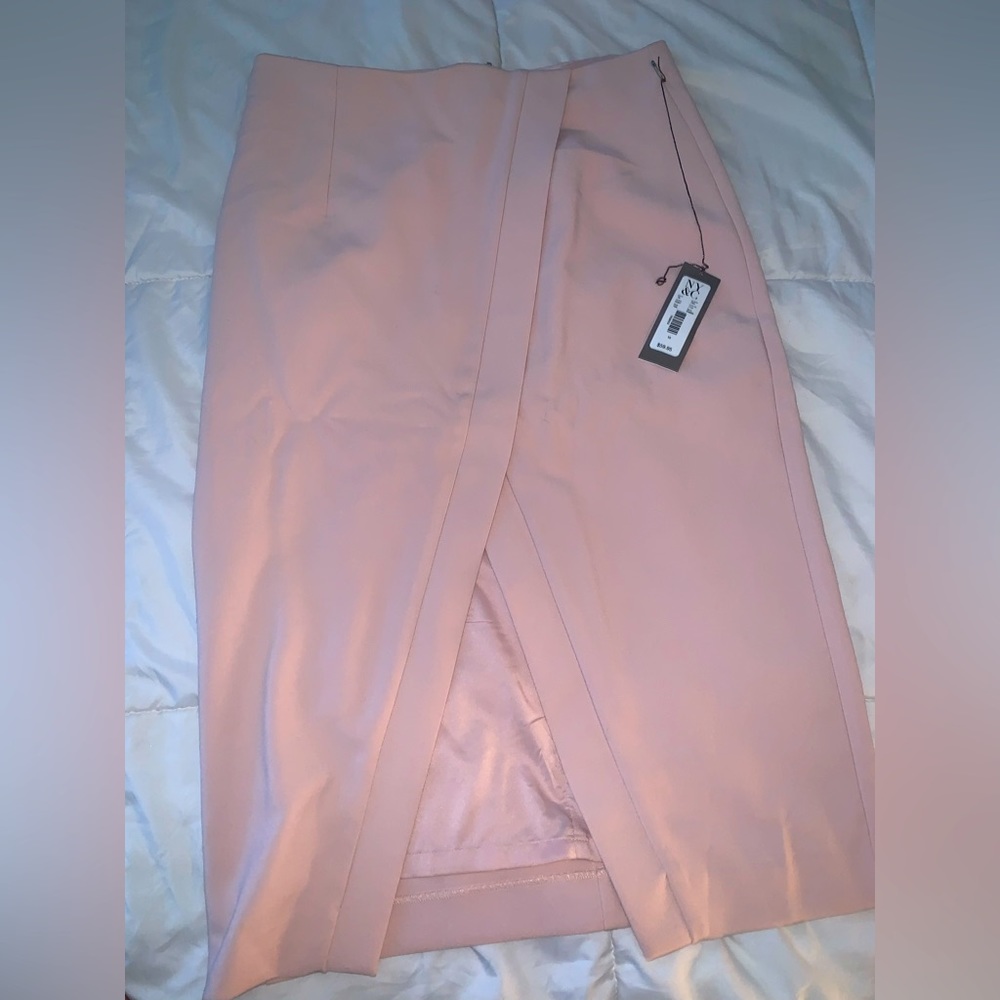 Brand New Pink Skirt with Split!!